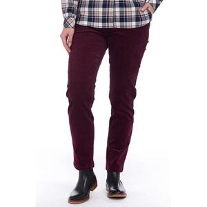 BARBOUR Womens Purple Pocketed Corduroy Straight leg Pants Size: 14